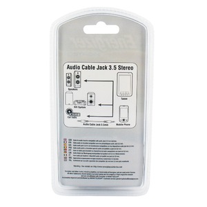 Кабель аудио 1xMini Jack - 1xMini Jack Energizer LCAEHJACKGR2 1.5m