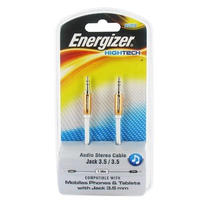 Кабель аудио 1xMini Jack - 1xMini Jack Energizer LCAEHJACKOR2 1.5m