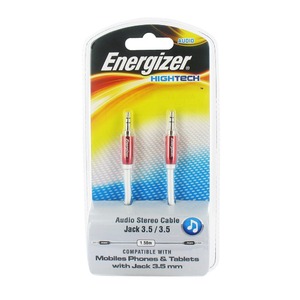 Кабель аудио 1xMini Jack - 1xMini Jack Energizer LCAEHJACKRE2 1.5m