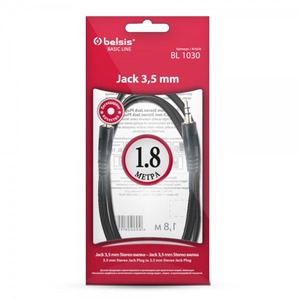 Кабель аудио 1xMini Jack - 1xMini Jack Belsis BL1030 1.8m