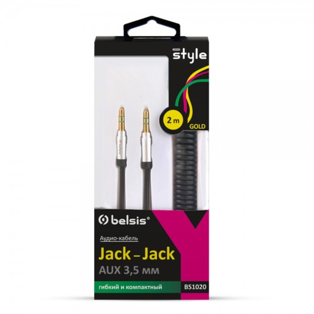 Кабель аудио 1xMini Jack - 1xMini Jack Belsis BS1020 2.0m