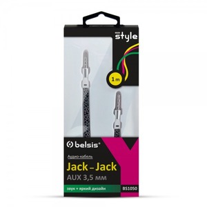 Кабель аудио 1xMini Jack - 1xMini Jack Belsis BS1050 1.0m