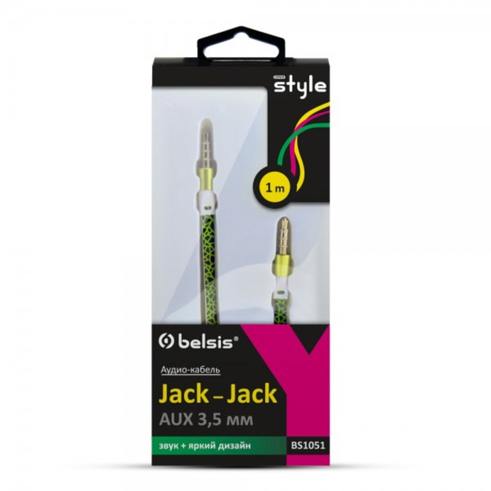 Кабель аудио 1xMini Jack - 1xMini Jack Belsis BS1051 1.0m
