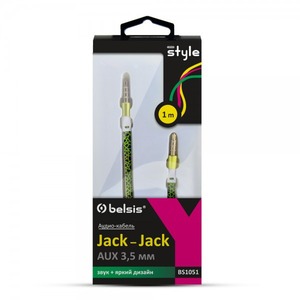Кабель аудио 1xMini Jack - 1xMini Jack Belsis BS1051 1.0m