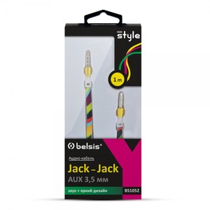 Кабель аудио 1xMini Jack - 1xMini Jack Belsis BS1052 1.0m