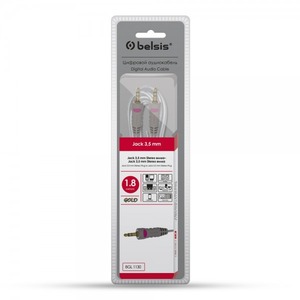 Кабель аудио 1xMini Jack - 1xMini Jack Belsis BGL1130 1.8m