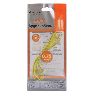 Кабель аудио 1xMini Jack - 1xMini Jack Belsis BL1102 0.75m