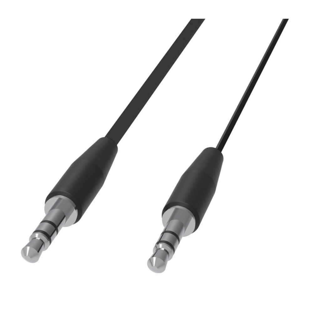 Кабель AUX Jack 3.5мм Ritmix RCC-140 Black 1.0m