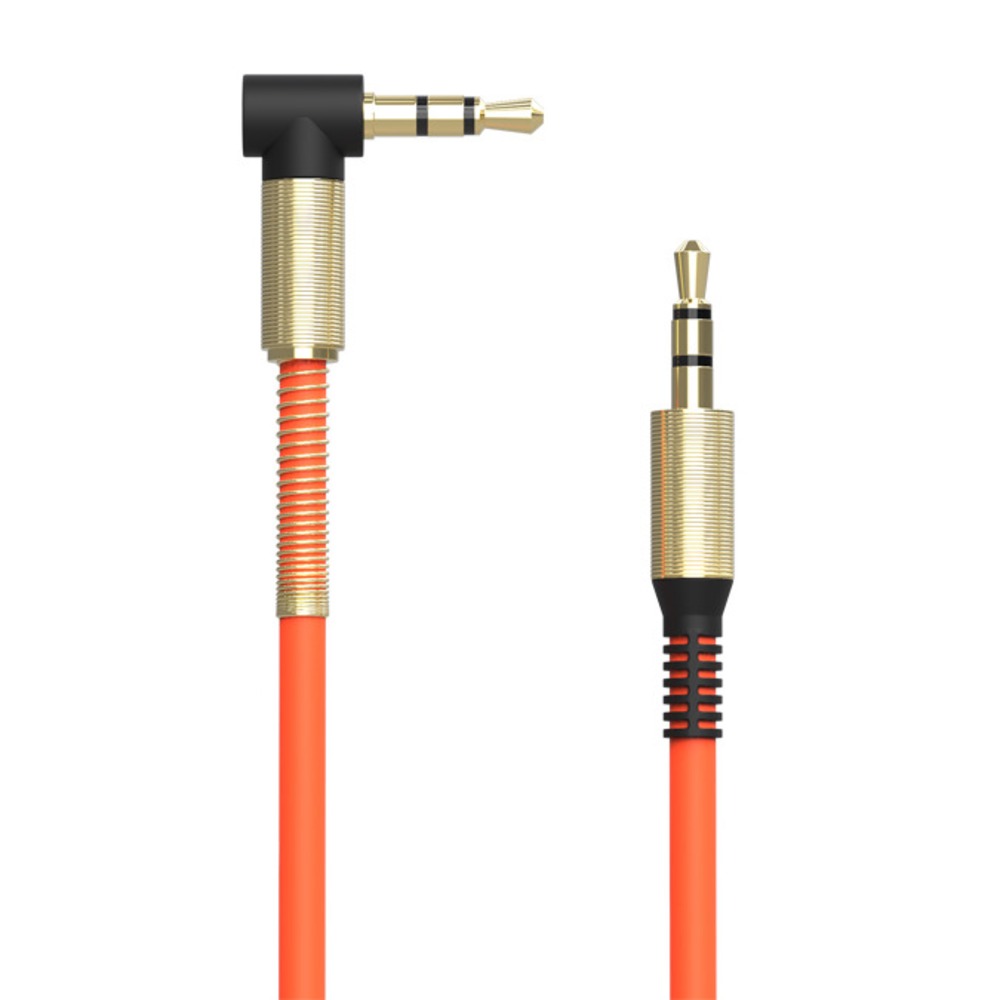 Кабель AUX Jack 3.5мм Ritmix RCC-247 Orange 1.0m