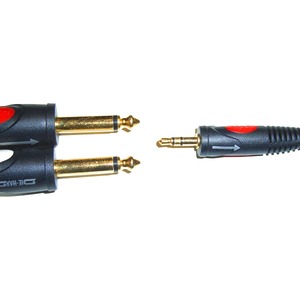Кабель аудио 1xMini Jack - 2xJack Die Hard DH545 1.8m