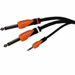 Кабель аудио 1xMini Jack - 2xJack Bespeco SLYMSJ180 1.8m