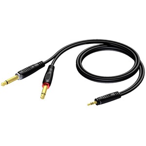 Кабель аудио 1xMini Jack - 2xJack Procab REF713/3 3.0m