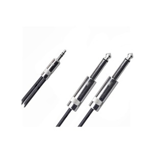 Кабель аудио 1xMini Jack - 2xJack Rich Pro RP323BLK 10.0m