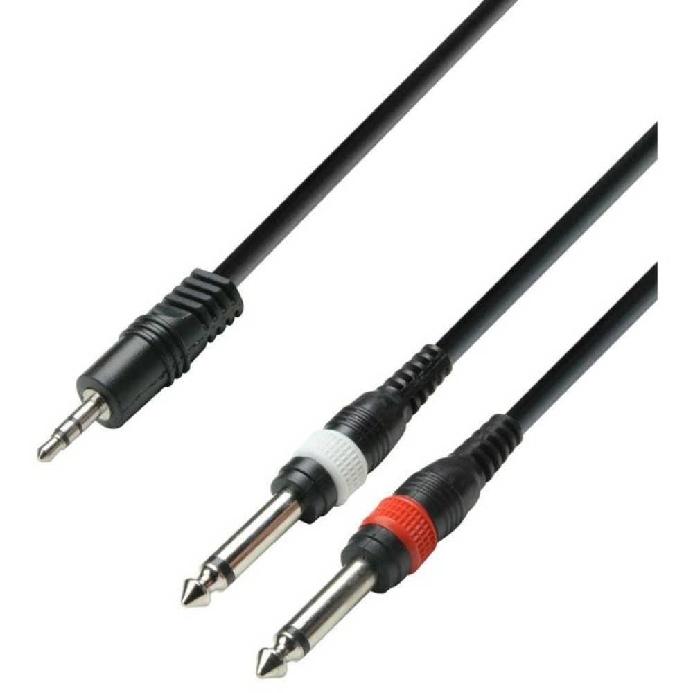 Кабель аудио 1xMini Jack - 2xJack Adam Hall K3YWPP0600 6.0m