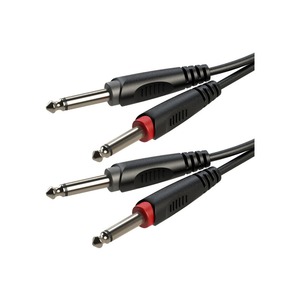 Кабель аудио 2xJack - 2xJack Roxtone RACC100/3 3.0m