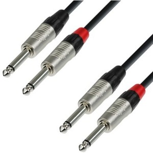 Кабель аудио 2xJack - 2xJack Adam Hall K4TPP0150 1.5m