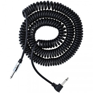 Кабель инструментальный Fender KOIL KORD - 30 PREMIUM INSTRUMENT CABLE BLACK