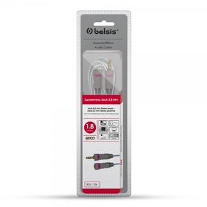 Удлинитель 1xMini Jack - 1xMini Jack Belsis BGL1134 1.8m