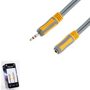 Удлинитель 1xMini Jack - 1xMini Jack DeLink MiniJack Male - MiniJack Female Gray (NEW) 7.0m