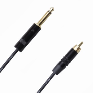 Кабель аудио 1xJack - 1xRCA Rich Pro RP600BLK 0.75m
