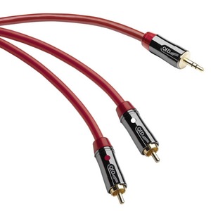 Кабель аудио 1xMini Jack - 2xRCA QED Performance J2P 1.5m