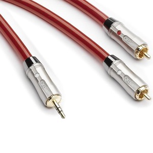 Кабель аудио 1xMini Jack - 2xRCA QED (I-QEDRAJ2P/1.5) Reference J2P 1.5m