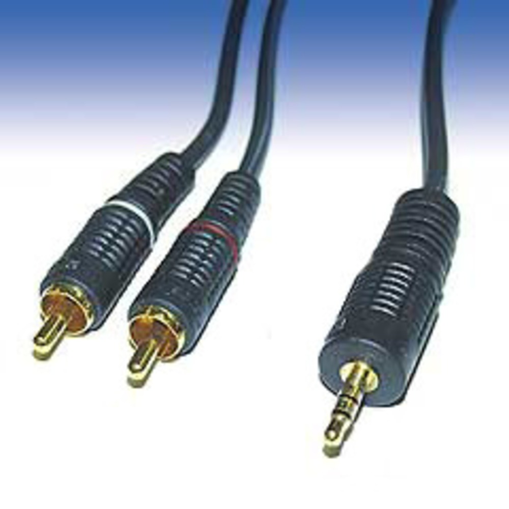Кабель аудио 1xMini Jack - 2xRCA Belsis BW1038 5.0m