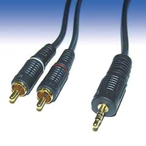 Кабель аудио 1xMini Jack - 2xRCA Belsis BW1038 5.0m