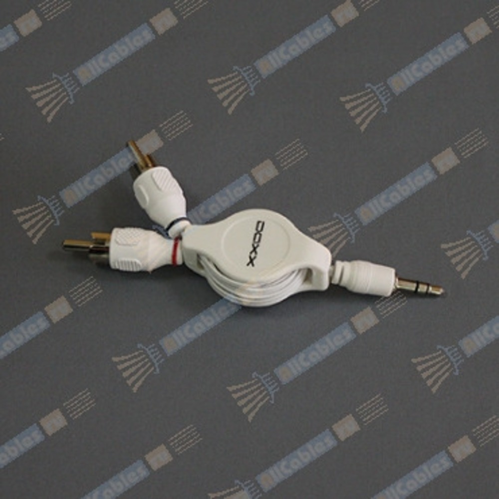 Кабель аудио 1xMini Jack - 2xRCA DAXX M85-08 0.8m