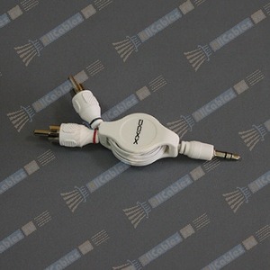 Кабель аудио 1xMini Jack - 2xRCA DAXX M85-08 0.8m