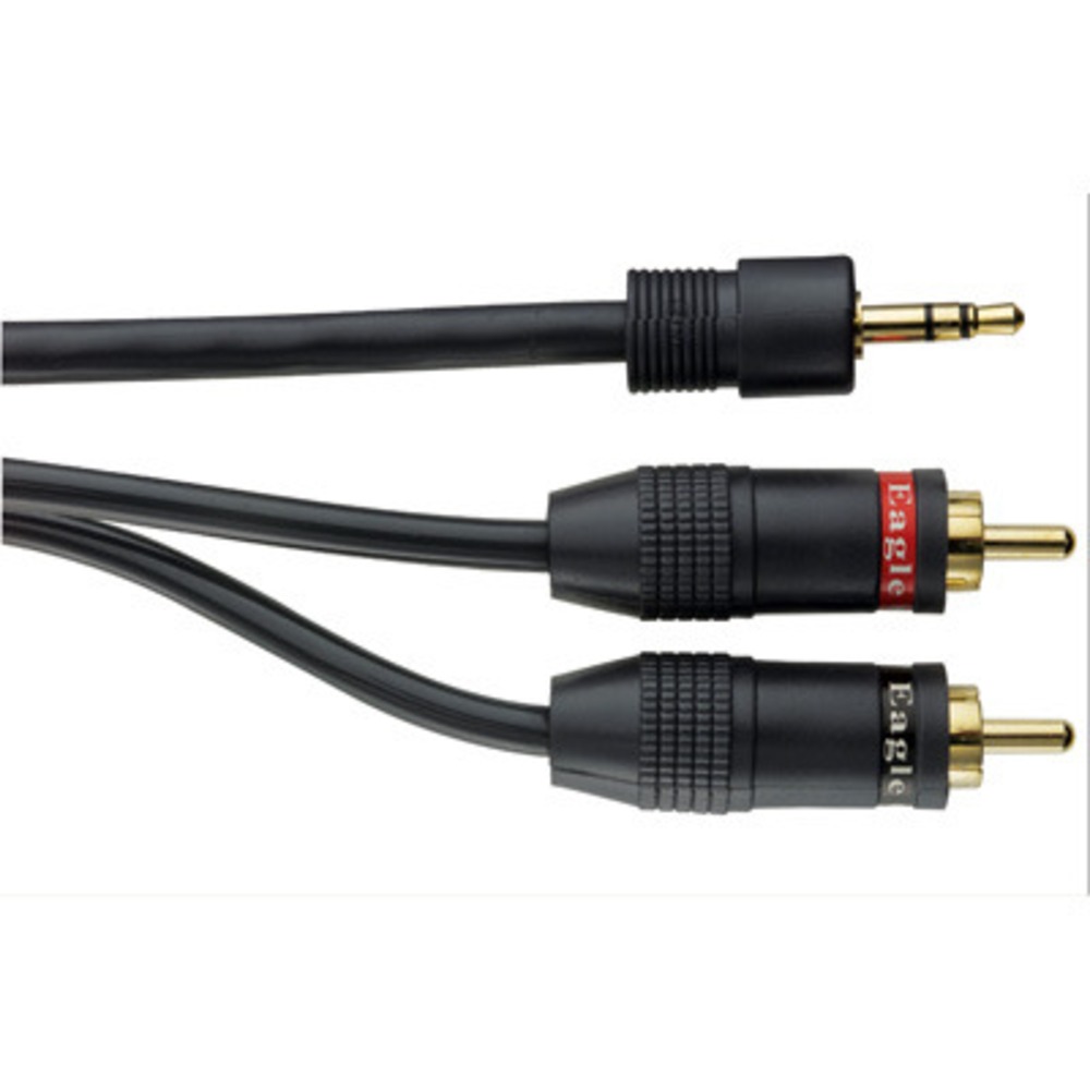 Кабель аудио 1xMini Jack - 2xRCA Eagle Cable 31321301 SWITCH mini - 2 RCA 1.0m