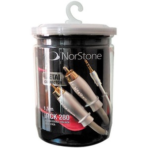 Кабель аудио 1xMini Jack - 2xRCA Norstone iRCK 280 1.5m