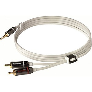 Кабель аудио 1xMini Jack - 2xRCA Real Cable iPlug J35M2M 1.5m