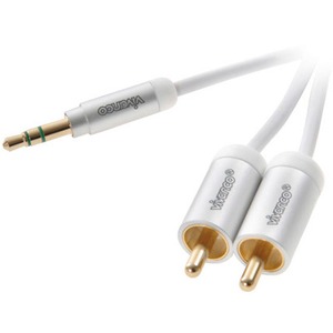 Кабель аудио 1xMini Jack - 2xRCA Vivanco 30630 1.5m