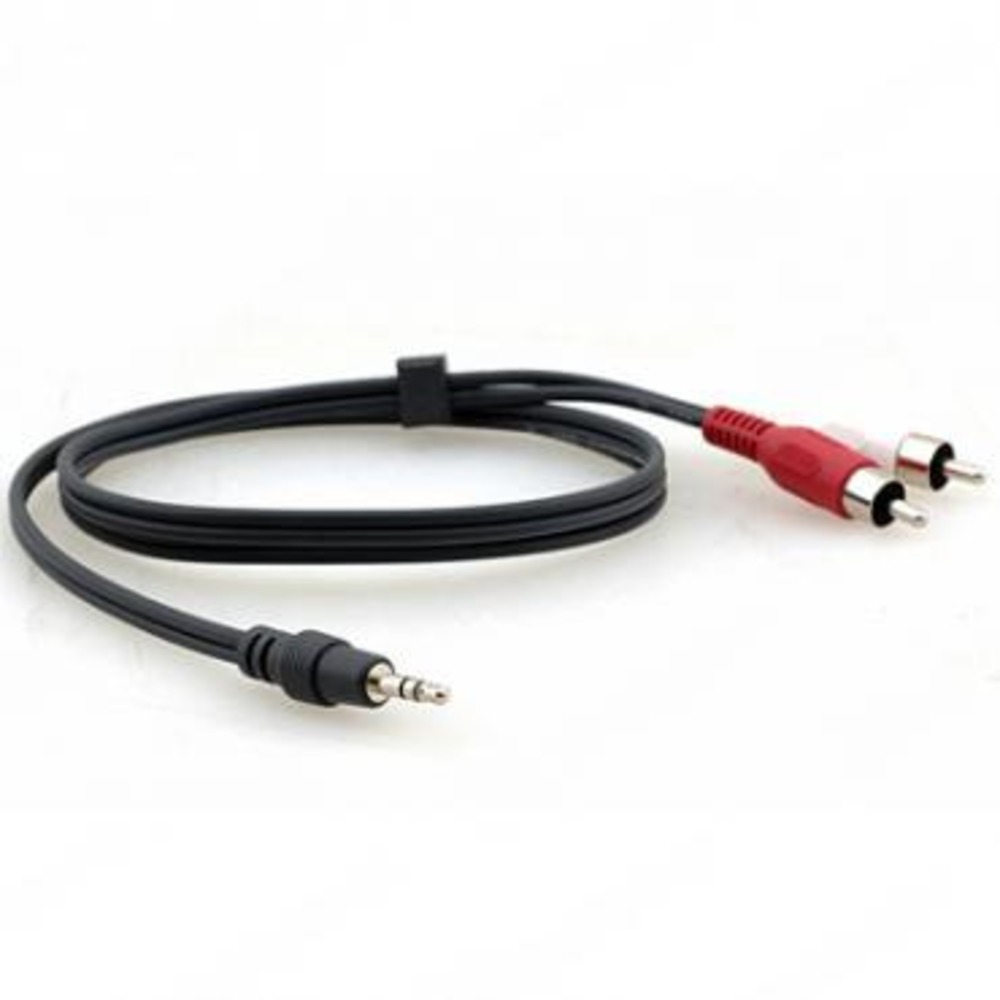 Переходный кабель 3.5mm Audio на 2 RCA Kramer C-A35M/2RAM-3 0.9m