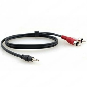 Переходный кабель 3.5mm Audio на 2 RCA Kramer C-A35M/2RAM-3 0.9m