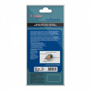 Кабель аудио 1xMini Jack - 2xRCA Belsis BW1447 1.8m