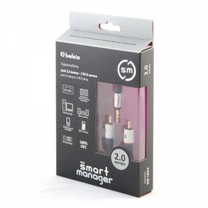 Кабель аудио 1xMini Jack - 2xRCA Belsis SM1842 2.0m