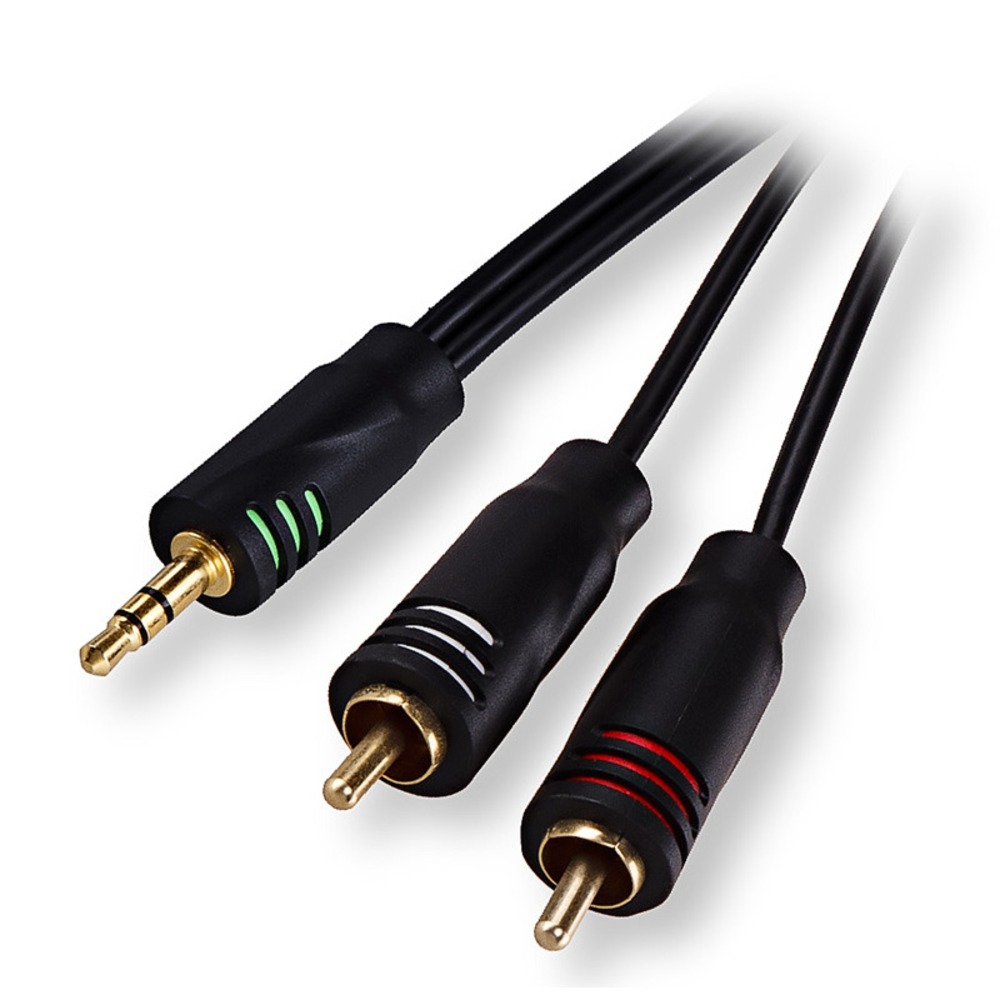 Кабель аудио 1xMini Jack - 2xRCA Logan EL103-0300 3.0m