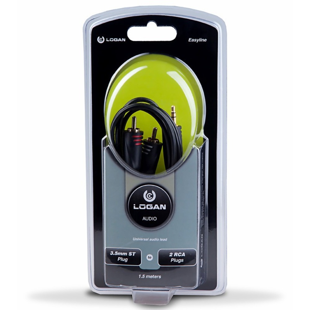 Кабель аудио 1xMini Jack - 2xRCA Logan EL103-0500 5.0m