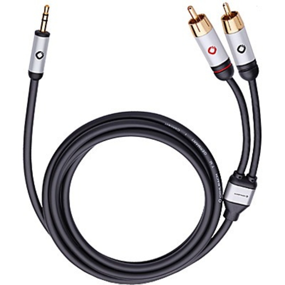 Кабель аудио 1xMini Jack - 2xRCA Oehlbach 60006 i-Connect J-35/R 5.0m