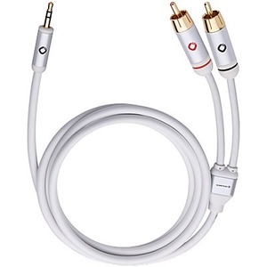 Кабель аудио 1xMini Jack - 2xRCA Oehlbach 60005 i-Connect J-35/R 5.0m