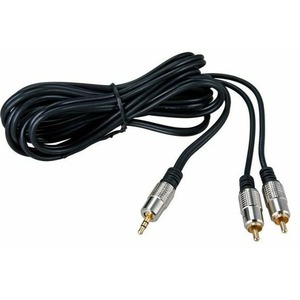 Кабель аудио 1xMini Jack - 2xRCA Rexant 17-4225 Gold (1 штука) 5.0m