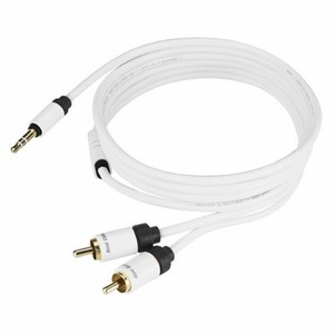 Кабель аудио 1xMini Jack - 2xRCA Real Cable JRCA-1 1.5m