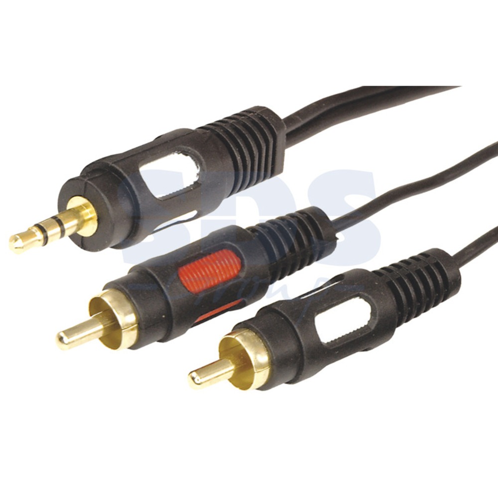 Кабель аудио 1xMini Jack - 2xRCA Rexant 17-4238 Gold (1 штука) 15.0m