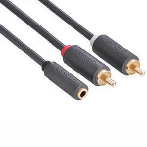 Кабель аудио 1xMini Jack - 2xRCA Ugreen UG-10548 1.5m
