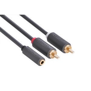 Кабель аудио 1xMini Jack - 2xRCA Ugreen UG-10588 1.0m