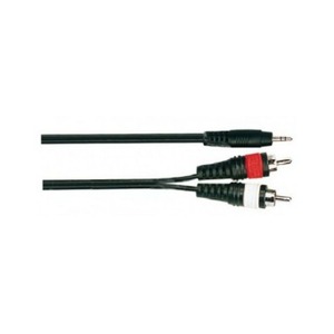 Кабель аудио 1xMini Jack - 2xRCA Soundking BB413 4.5m