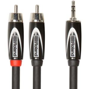 Кабель аудио 1xMini Jack - 2xRCA Roland RCC-10-352R 3.0m