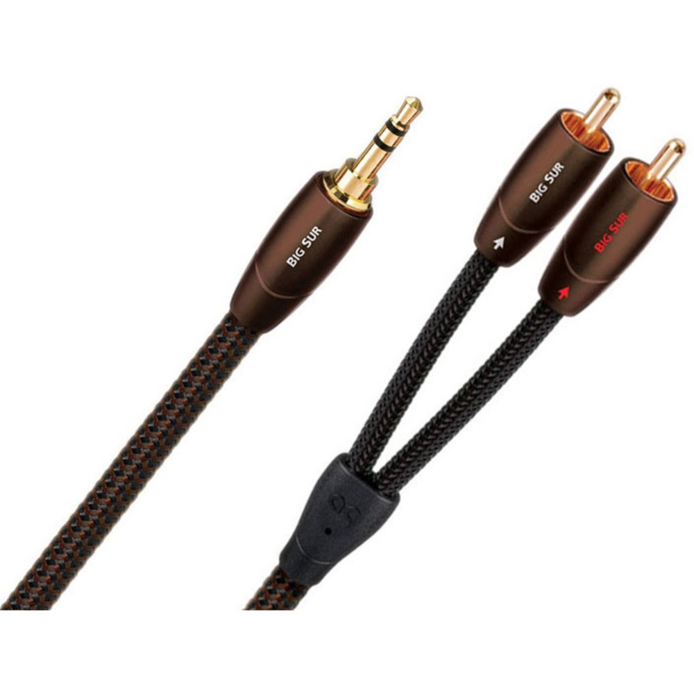 Кабель аудио 1xMini Jack - 2xRCA Audioquest Big Sur 3.5mm-RCA 1.5m